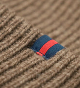 Wool Beanie - Natural Brown